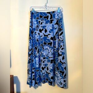 Stunning No Name floral swirl pattern midi skirt